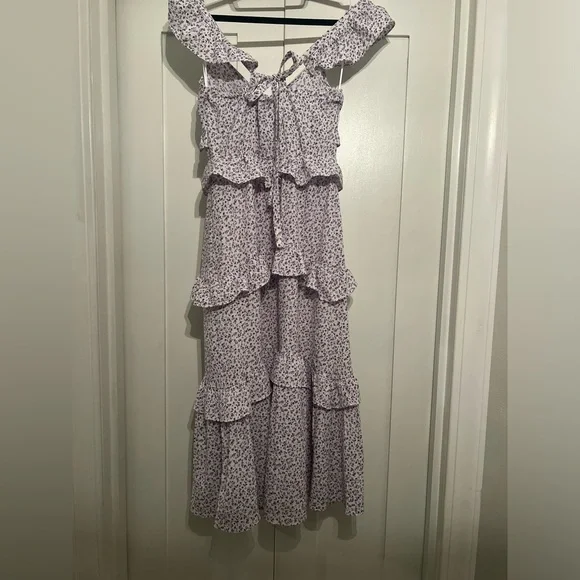 Floral Tiered Midi Dress - WORN ONCE - Picture 2 of 3